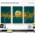 小鹿线条无框画