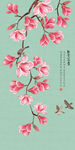 玉兰花鸟图