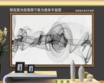 黑白新中式线条