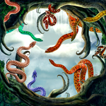 蛇树林3D天顶壁画