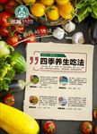 果蔬四季养生吃法海报单页