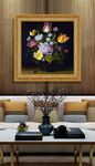 高清静物花卉油画