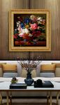 高清静物花卉油画