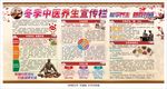 冬季中医养生宣传栏