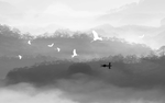无框画