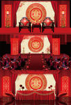 中式婚礼现场效果图设计