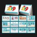 2019年儿童照片台历