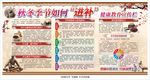 秋冬季节如何进补宣传栏