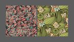 矢量可拼接涂鸦风格底纹