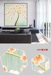 现代手绘富贵玉雕花卉欧式装饰画
