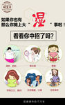 卡通图  湿气 健康养生图片