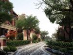 房地产效果图 小区效果图 别墅