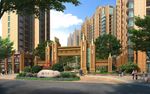 房地产效果图 小区效果图 别墅