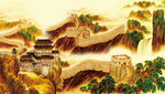 江山万里背景墙