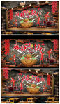 火锅背景墙