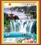 客厅山水画