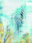 斑马油画