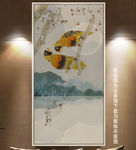 山水工笔花鸟