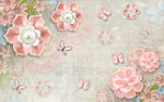 花卉浮雕