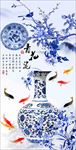 玄关青花瓷