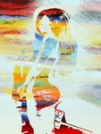 抽象油画
