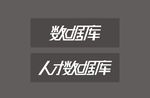 人才数据库字体设计