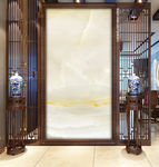 石纹山水画