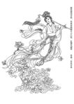 线描嫦娥