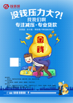 创意 小额金融贷款海报
