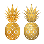 菠萝AI矢量图片素材