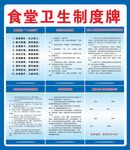 食堂制度牌