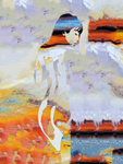 抽象油画