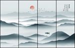 巨幅山水画
