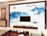 新中式 山水画 抽象山水艺术