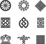 建筑历史小图标
