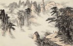 中式水墨画