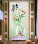 玄关背景墙  过道装饰画 过道