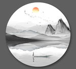 抽象山水