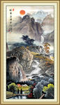 山水国画 巨幅山水