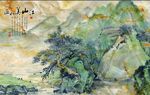 江山如画风水装饰画图片