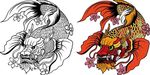 锦鲤插画