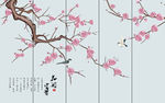 花鸟背景墙