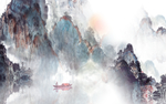 水墨山水画