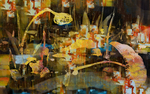 抽象油画