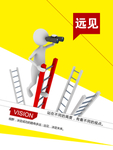 企业文化展板设计 远见展板