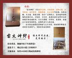 雷火神针美容挂画中医养生文化
