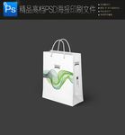 高档大气手绘花朵手提袋图片