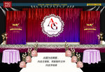 婚礼背板