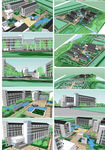 学校建筑模型