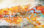 抽象油画